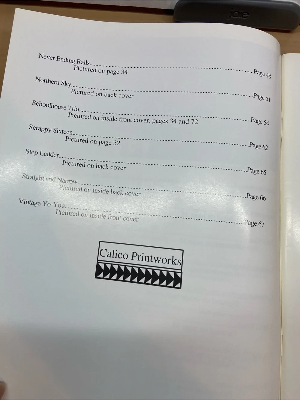 Mostly Table Runners Two Book